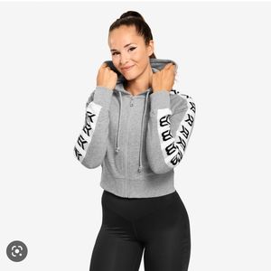 Women better bodies cropped hoodie